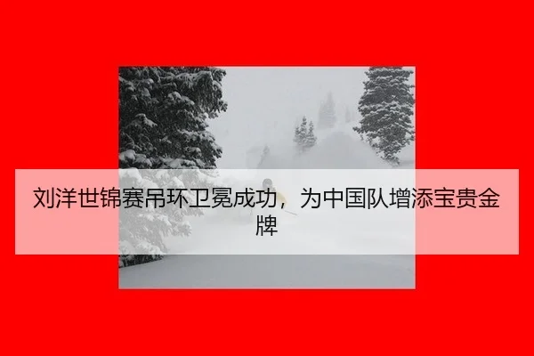 刘洋世锦赛吊环卫冕成功，为中国队增添宝贵金牌